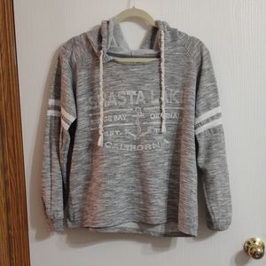 Legaci gray ladies hoodie top